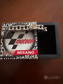 Bracciale MotoGP Misano acciaio e oro