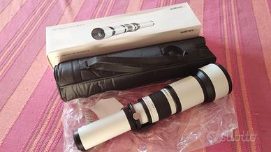 Tele Zoom 650-1300Mm. Adaptor For Camera Sony E-mo