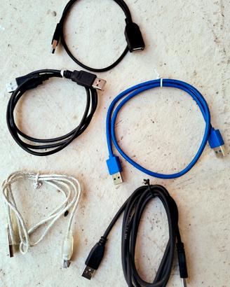 N.5 CAVI USB VARIE MISURE