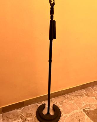 ASTA PER MICROFONO PROEL CON BASE IN GHISA NERA