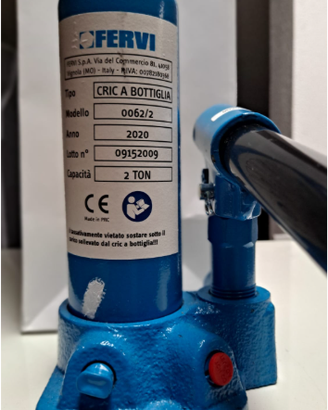 Cric a bottiglia FERVI - portata 2 ton