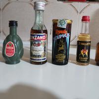 6 Bottigliette mignon da collezione