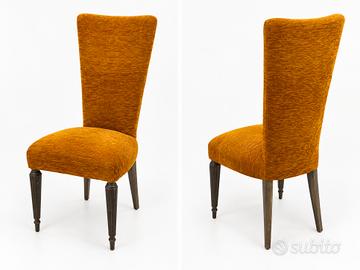 Sedia imbottita vintage elegante