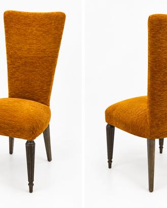 Sedia imbottita vintage elegante