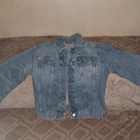 giubbino a jeans Benetton 