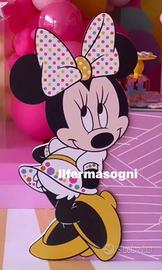 Sagome in legno cicogna nascita