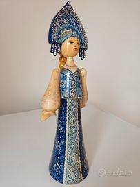 Statuina in legno originale russa cm. 34