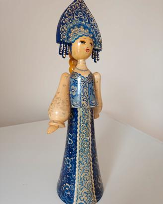 Statuina in legno originale russa cm. 34