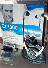 Cuffie TV stereo wireless Geemarc CL7300