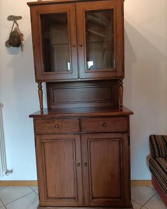 Credenza in legno massello anticata