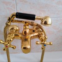 rubinetto vasca Stella dorato