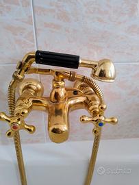 rubinetto vasca Stella dorato