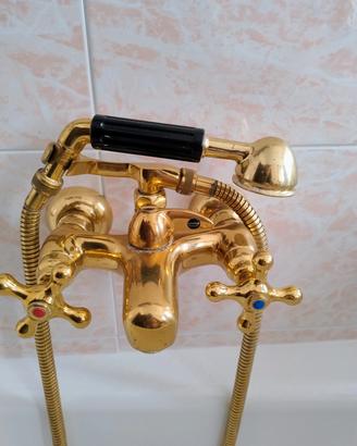 rubinetto vasca Stella dorato