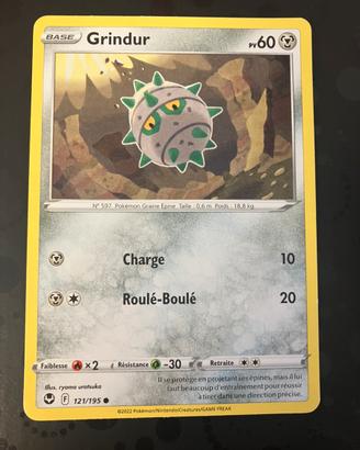 Carta Pokemon Grindur 121/195