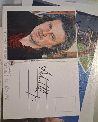 Autografo Antonio Manzini