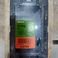 supporti + placche 504 bticino living 