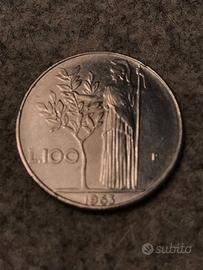 100 Lire 1963