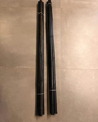 Canne bambu -Colore nero -Decorazione
