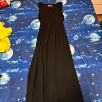 Vestito nero lungo