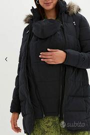 Giacca prémaman trapuntata con inserto babywearing
