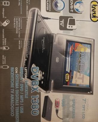 TV ,LETTORE DVD PORTATILE 7" TREVI DVBX 1380