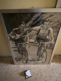 Poster autografato vintage con cornice