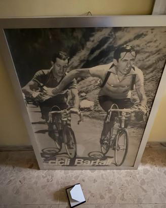 Poster autografato vintage con cornice