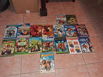 lotto 17 dvd  cartoni animati vari
