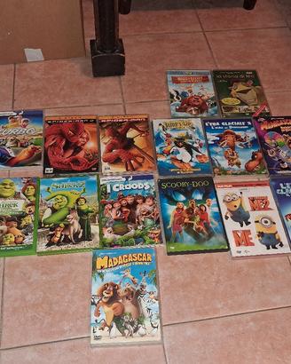 lotto 17 dvd  cartoni animati vari