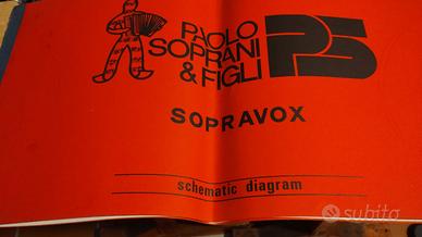 Fisarmonica SOPRAVOX manuale di ervizio