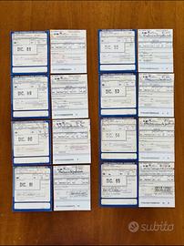 Collezione bollo auto ACI da Dic 1988 a Dic 1995