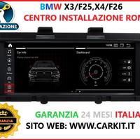Schermo multimediale android bmw x4 f26