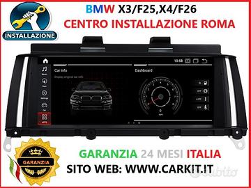 Schermo multimediale android bmw x4 f26