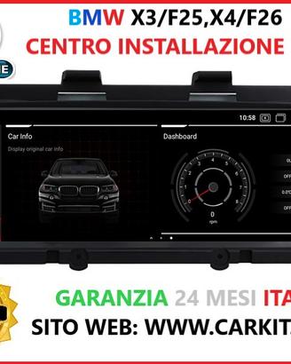 Schermo multimediale android bmw x4 f26