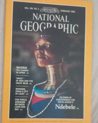 Annata 1986 completa National Geographic Magazine