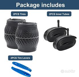2 pneumatici per bici da 20 pollici, 20 x 2,35/60-