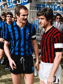 fotografia Milan inter Rivera e Mazzola 