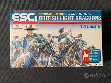 Soldatini british light dragons waterloo 1815 esci