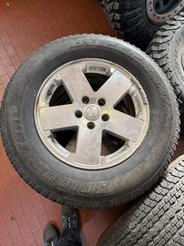jeep wrangler jk  cerchi e gomme