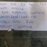 Ponte post completo transit 2016 2.0 tdci