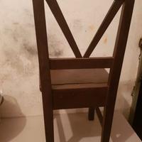 sedia a ribalta vintage