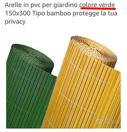 Arella x recinzione colore verde