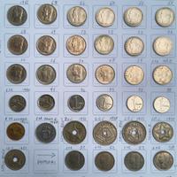 57 Monete Belgio e Congo Belga (1911-1998) - Rari 
