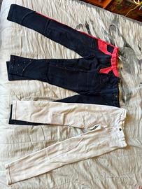 Pantaloni equitazione bambina