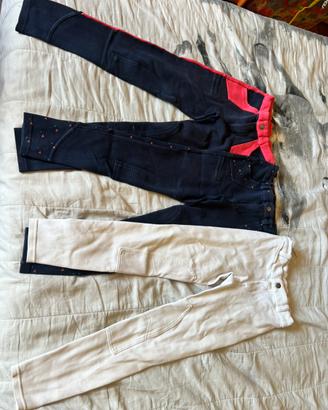 Pantaloni equitazione bambina