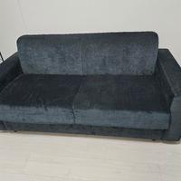 divano letto 4 posti con rete e materasso