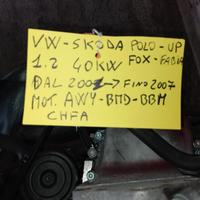 Motore Volkswagen Skoda AWY BMD BBM CHFA