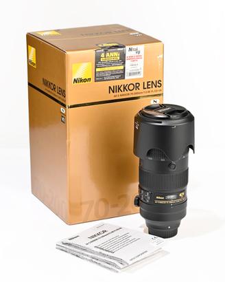 Nikon Nikkor Lens AF-S 70-200mm f2.8 FL ED VR -New