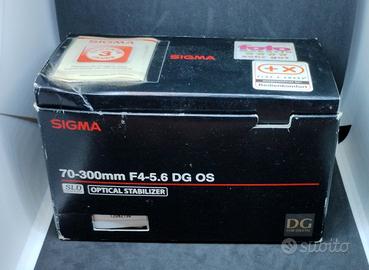 Sigma 70 300 f 4-5.6 DG OS per reflex Canon EOS