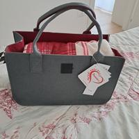 Plaid con borsa in feltro Daunex morbidi abbracci